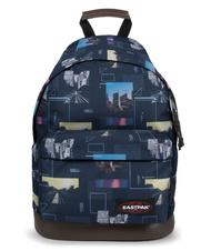 EASTPAK Sac &agrave; dos  Wyoming  Formes bleues - Sacs &agrave; dos pour l'&Eacute;cole & les Loisirs - 1