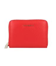 COCCINELLE  Mini portefeuille METALLIC SOFT en cuir ROUGE POLIS - Portefeuilles Femme - 1