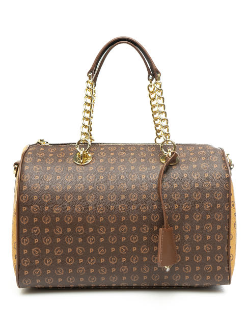 POLLINI  Sac à main HERITAGE, avec bandoulière marron / crème - Sacs pour Femme