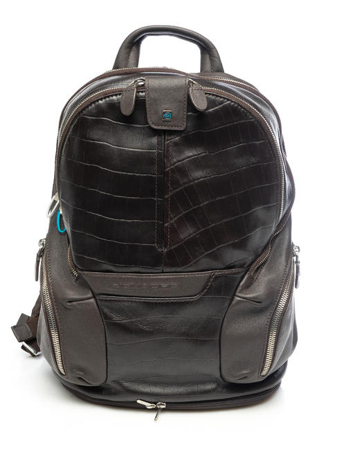 PIQUADRO COLEOS COLEOS Sac à dos en cuir, support pc 13 " MORO - Sacs à dos pour ordinateur portable