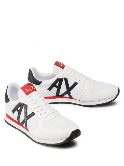 ARMANI EXCHANGE RIO Baskets basses MULTICOLORE / OP.WHITE + NOIR - Chaussures Homme