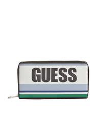 GUESS  Portefeuille JORDYN L GREEN MULTI - Portefeuilles Femme - 1