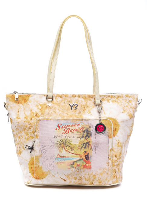 YNOT FUN FUN Shopping bag L extensible LE SOLEIL COUCHANT SUR LA PLAGE - Sacs pour Femme