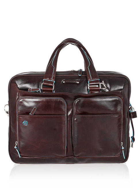 PIQUADRO Dossier Ligne BLUE SQUARE, support PC 14 " ACAJOU - Porte Documents Travail