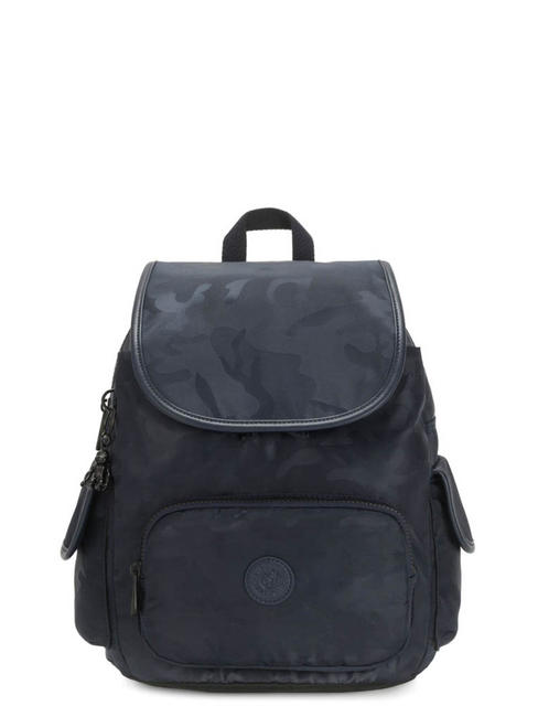 KIPLING City Pack Sac à dos Satin Camo Blue - Sacs à dos pour l'École & les Loisirs