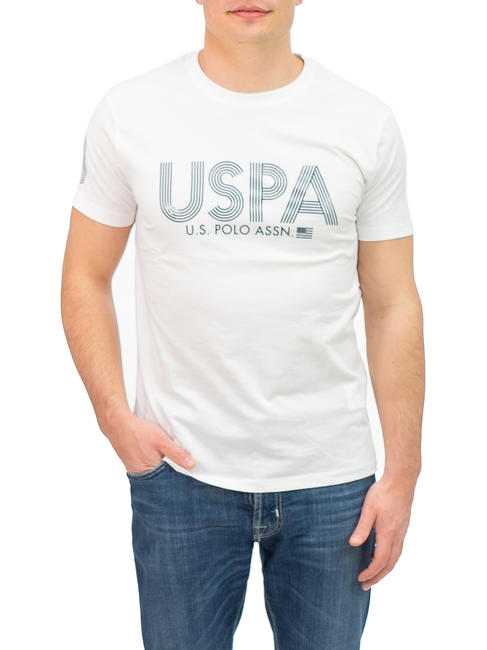 U.S. POLO ASSN.  T-shirt USPA blanc cassé - T-shirt