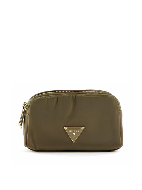 GUESS DID I SAY 90s  DID I DIT 90s Necessaire double zip MILITAIRE - Pochettes & Trousses