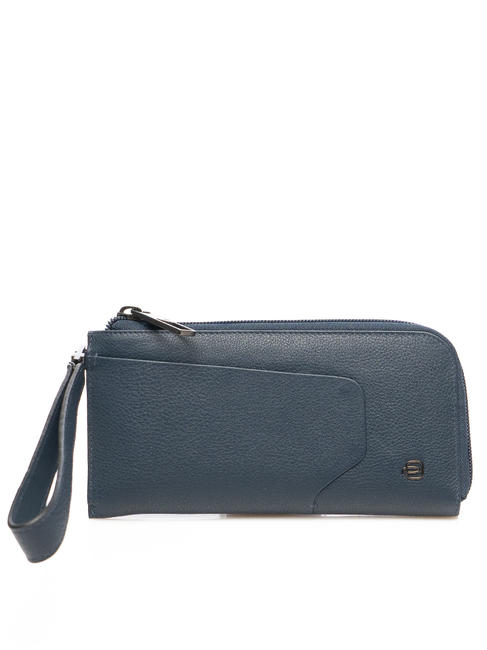 PIQUADRO AKRON  Portefeuille / pochette pour smartphone bleu - Portefeuilles Femme