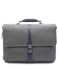 PIQUADRO Porte document Ligne X1. sac pour ordinateur portable 15.6" GRIS - Porte Documents Travail - 1