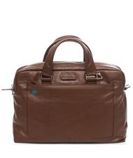 PIQUADRO Dossier Ligne BLUE SQUARE OUT, support PC 14 " CUIR - Porte Documents Travail - 1
