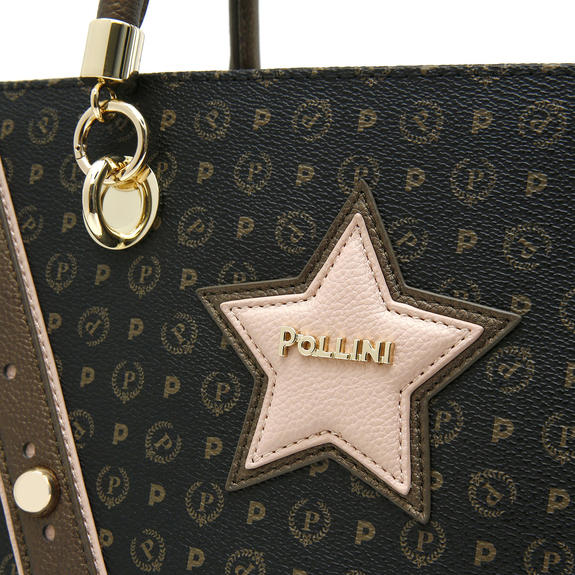 Western Heritage Sac &agrave; main, avec bandouli&egrave;re laque noire - Sacs pour Femme