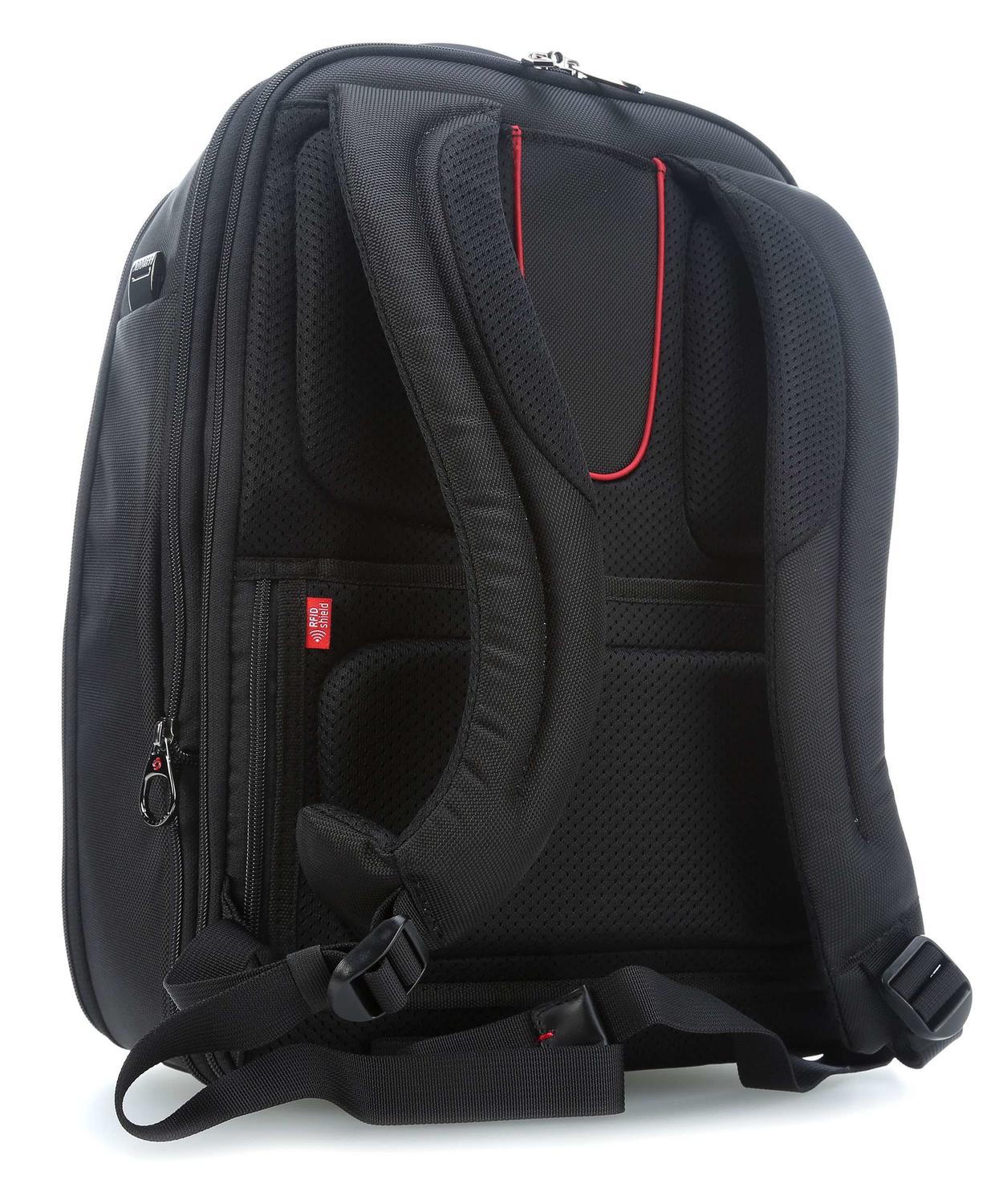 Sac à Dos En Cuir Samsonite Pour Ordinateur Portable 16" - Noir, Occasion En Très Bon état