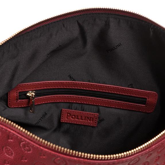 Embossed Heritage Sac port&eacute; &eacute;paule muni d'une bandouli&egrave;re et d'un porte-cl&eacute;s Bordeaux - Sacs pour Femme