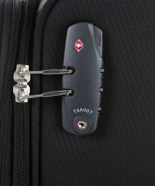 Valise Ligne DYNAMORE, bagage &agrave; main, extensible NOIR - Valises cabine