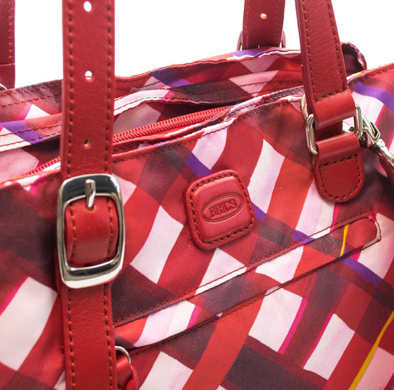 X-Bag Shopping Sac &agrave; main bandouli&egrave;re ROUGE - Sacs pour Femme