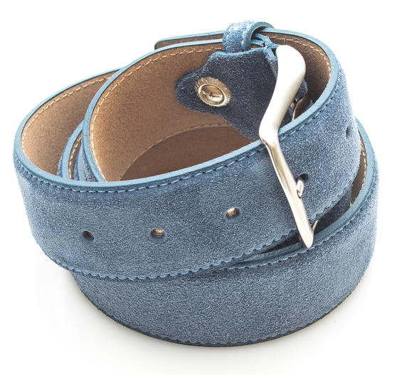 Ceinture CASUAL, en daim scubablue - Ceintures