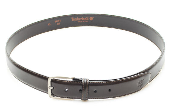 Ceinture CLASSIC, en cuir, Made in Italy cacao - Ceintures