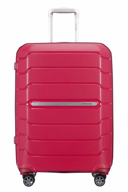 Valise Ligne FLUX. taille moyenne rouge granité - Valises Rigides