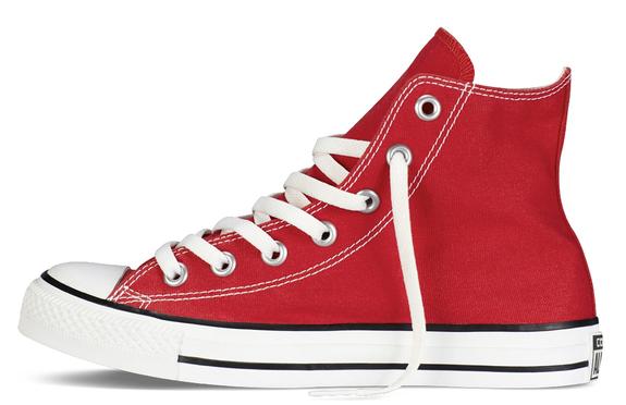 All Star High Top CHUCK TAYLOR, en toile ROUGE - Chaussures unisexe