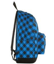INVICTA Sac a dos CARLSON Fantasy, sac pour ordinateur portable 13" Blue Plaid - Sacs &agrave; dos pour l'&Eacute;cole & les Loisirs - 3