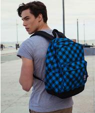 INVICTA Sac a dos CARLSON Fantasy, sac pour ordinateur portable 13" Blue Plaid - Sacs &agrave; dos pour l'&Eacute;cole & les Loisirs - 6
