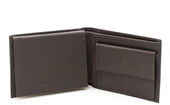 Portefeuille En cuir, avec rabat DarkBrown - Portefeuilles Homme