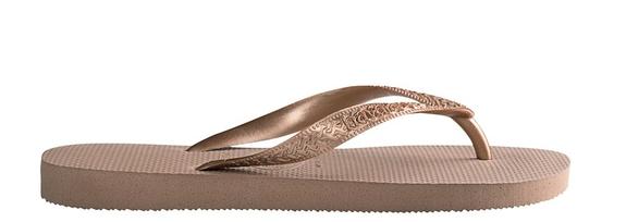 tongs TOP TIRAS rose / or - Chaussures Femme