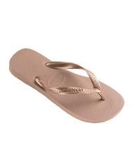 HAVAIANAS tongs TOP TIRAS rose / or - Chaussures Femme - 3