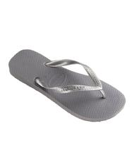 HAVAIANAS tongs TOP TIRAS acier / gris - Chaussures Femme - 3