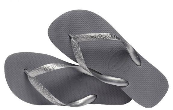 tongs TOP TIRAS acier / gris - Chaussures Femme