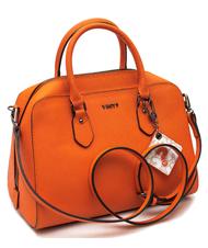 YNOT Saffiano Sac &agrave; main avec bandouli&egrave;re ORANGE - Sacs pour Femme - 3