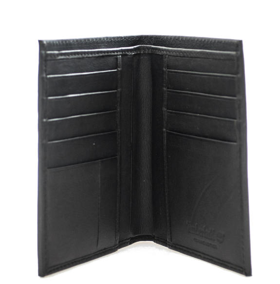 Portefeuille VERTICAL, en cuir NOIR - Portefeuilles Homme