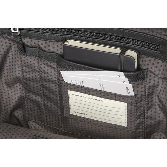 Sac &agrave; dos MOLESKINE CUIR CLASSIQUE, support PC 15 " le noir - Sacs &agrave; dos pour ordinateur portable