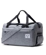 HERSCHEL Sac polochon OUTFITTER, avec bretelles r&eacute;tractables RAVEN CROSSHATCH - Sacs de voyage - 3