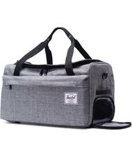 HERSCHEL Sac polochon OUTFITTER, avec bretelles r&eacute;tractables RAVEN CROSSHATCH - Sacs de voyage - 4