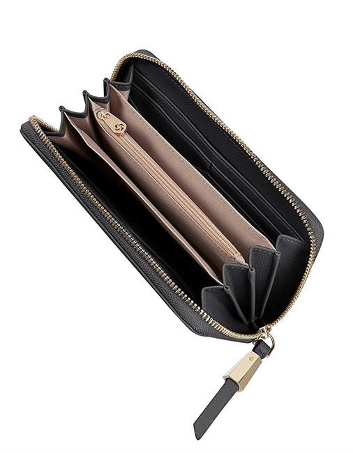 Portefeuille SATINY NOIR - Portefeuilles Femme