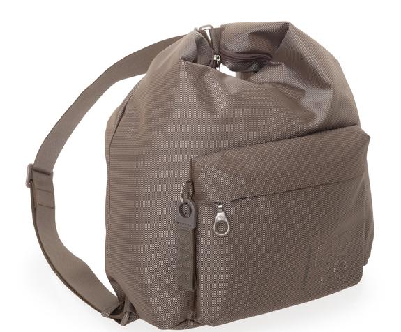 MD20 Sac transformable en sac &agrave; dos taupe - Sacs pour Femme