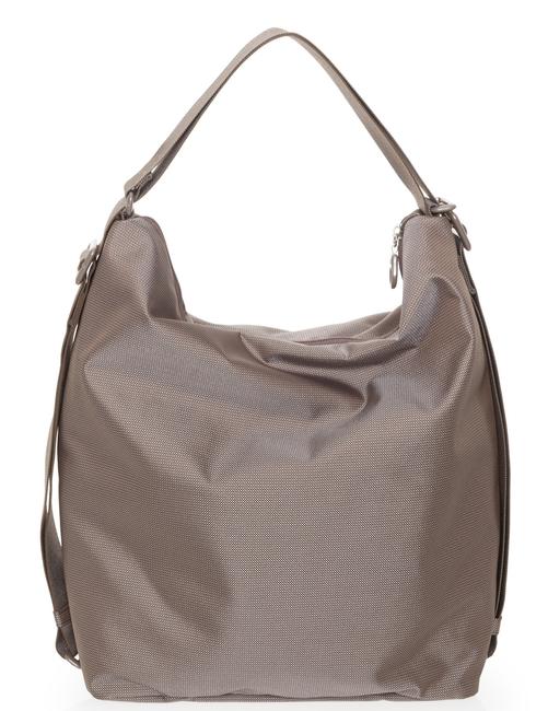MD20 Sac transformable en sac &agrave; dos taupe - Sacs pour Femme