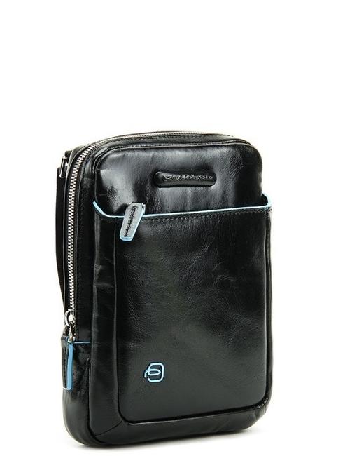 Sac BLUE SQUARE, support de tablette, en cuir Noir - Sacs en Bandoulières pour Homme
