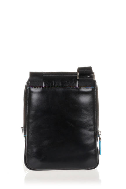 Sac BLUE SQUARE, support de tablette, en cuir Noir - Sacs en Bandoulières pour Homme