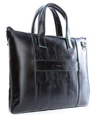 PIQUADRO Dossier BLUE SQUARE, support PC 15,6 ", extensible Noir - Porte Documents Travail - 4