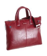 PIQUADRO Dossier BLUE SQUARE, support PC 15,6 ", extensible ROUGE - Porte Documents Travail - 3