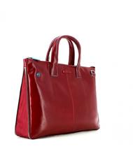PIQUADRO Dossier BLUE SQUARE, support PC 15,6 ", extensible ROUGE - Porte Documents Travail - 4
