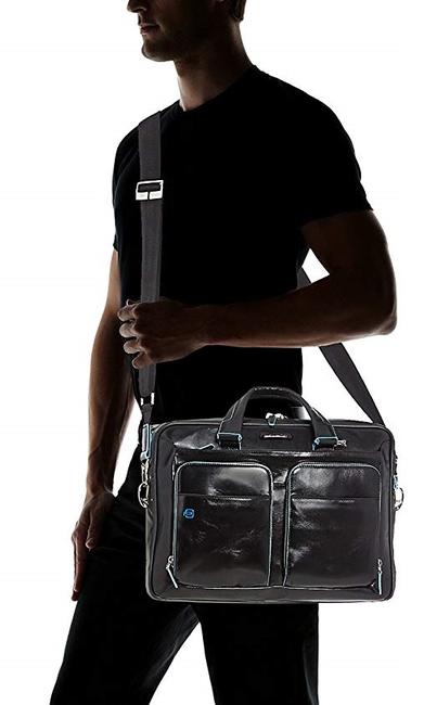 Dossier Ligne BLUE SQUARE, support PC 14 " Noir - Porte Documents Travail