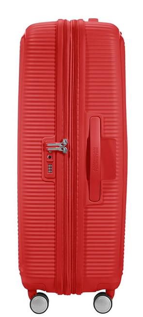 Valise Ligne SOUNDBOX. taille grande. extensible rouge corail - Valises Rigides