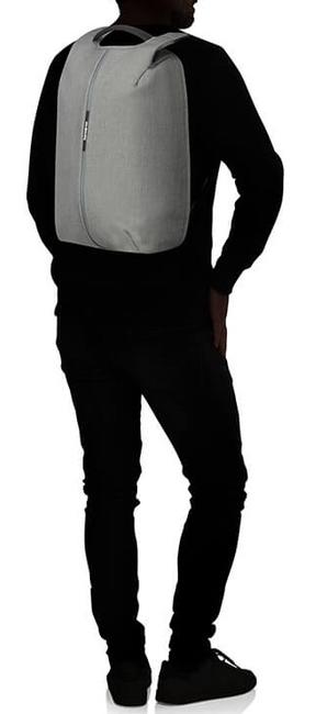 Sac à dos SECURIPAK, avec système antivol, sac pour ordinateur portable 15.6" gris - Sacs à dos pour ordinateur portable