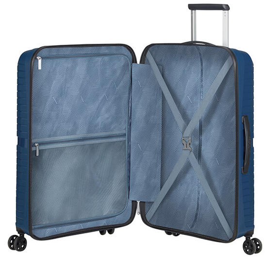 Chariot TOURISTER AMERICAIN AIRCONIC, taille moyenne, léger midnightnavy - Valises Rigides