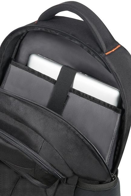 Sac &agrave; dos AU TRAVAIL, tablette et PC 17.3 " NOIR / ORANGE - Sacs &agrave; dos pour ordinateur portable