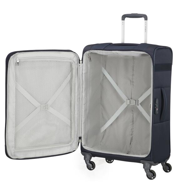 Chariot CITYBEAT, bagage à main ultraléger, extensible blu navy - Valises Semi-rigides