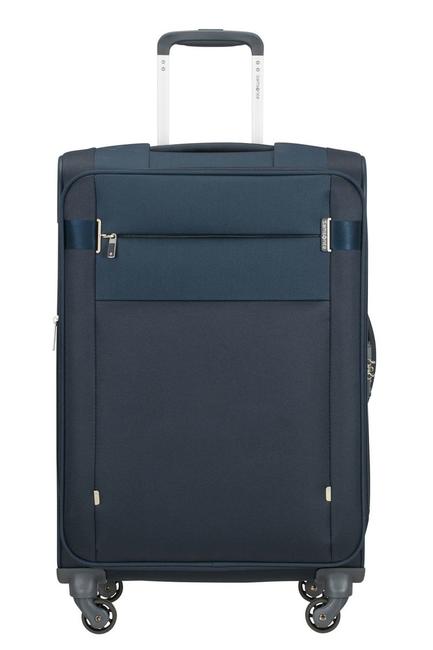 Chariot CITYBEAT, bagage à main ultraléger, extensible blu navy - Valises Semi-rigides